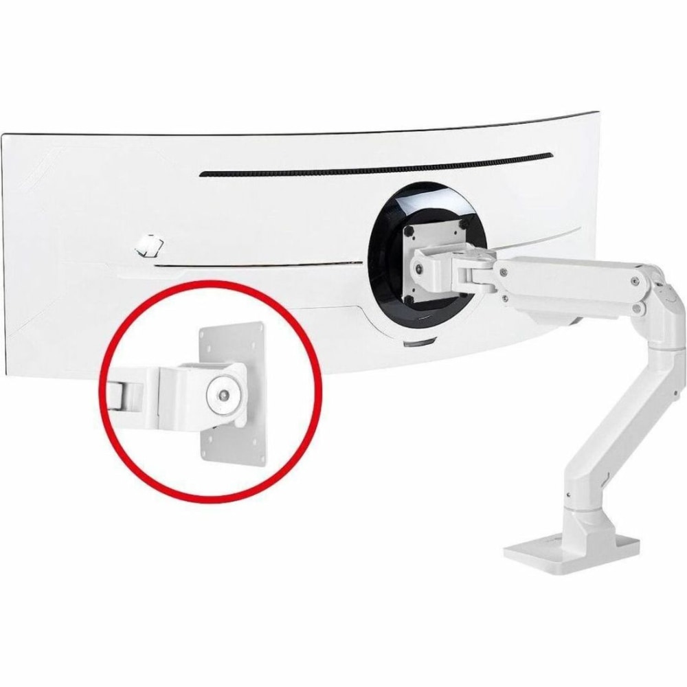 SIIG Single Heavy Duty 34in- 49in Monitor Arm with Easy Top Mounting - Weight Between 22 to 44 lbs - Heavy Duty Single Monitor Arm Desk Mount MPN:CE-MT3S11-S1
