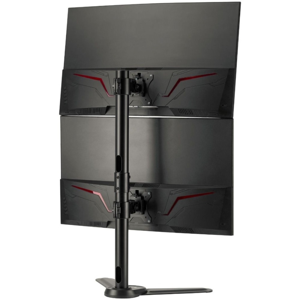 Freestanding Adjusting Vertical Dual Monitor Steel Stand 17in to 32in 75x75 100x100 VESA MPN:CE-MT3F11-S1