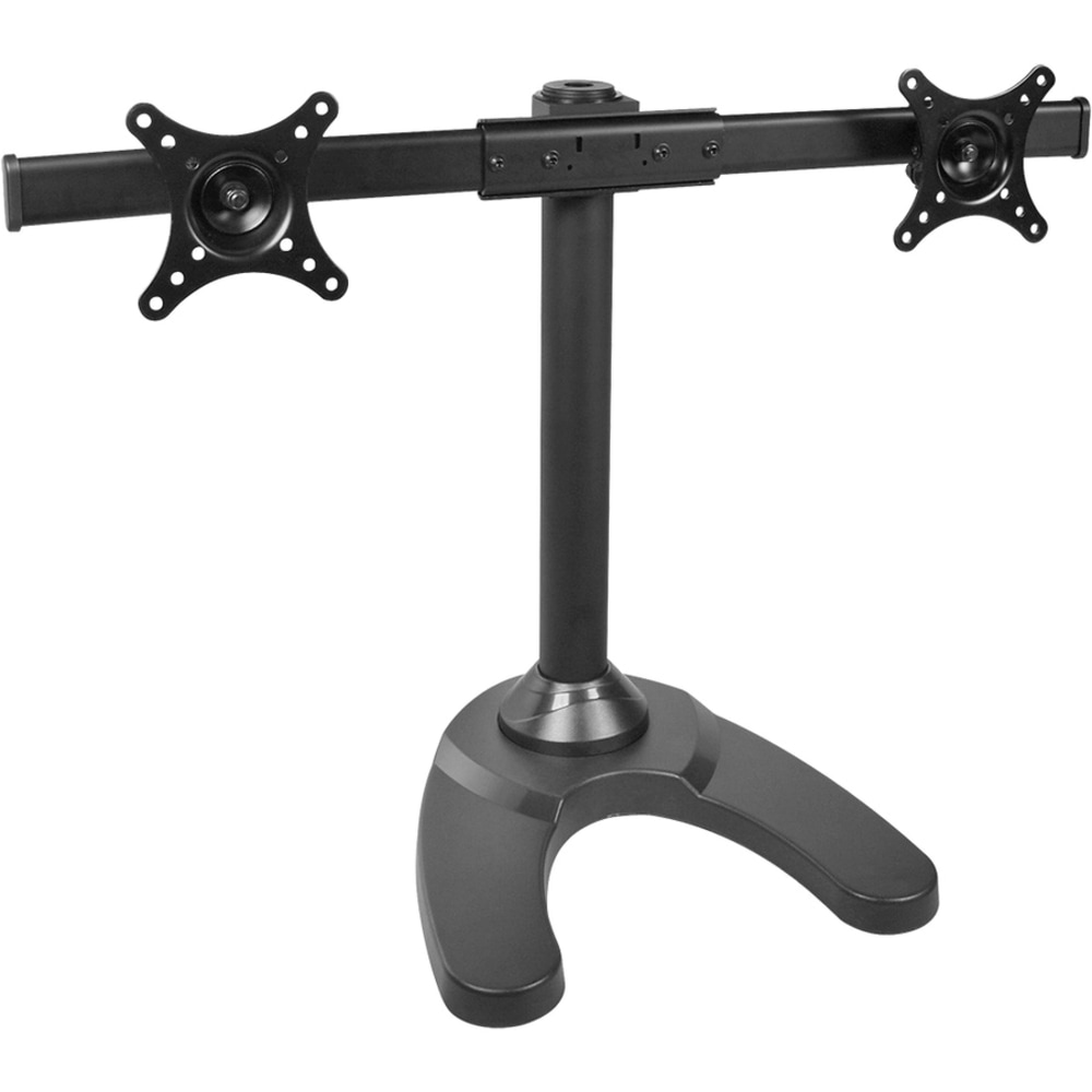 Freestanding Dual Monitor Desk Stand - 13? to 27?, Max Load 22 lbs - 13? to 27? Screen Support - 44 lb Load Capacity - CEMT1712S2 MPN:CE-MT1712-S2