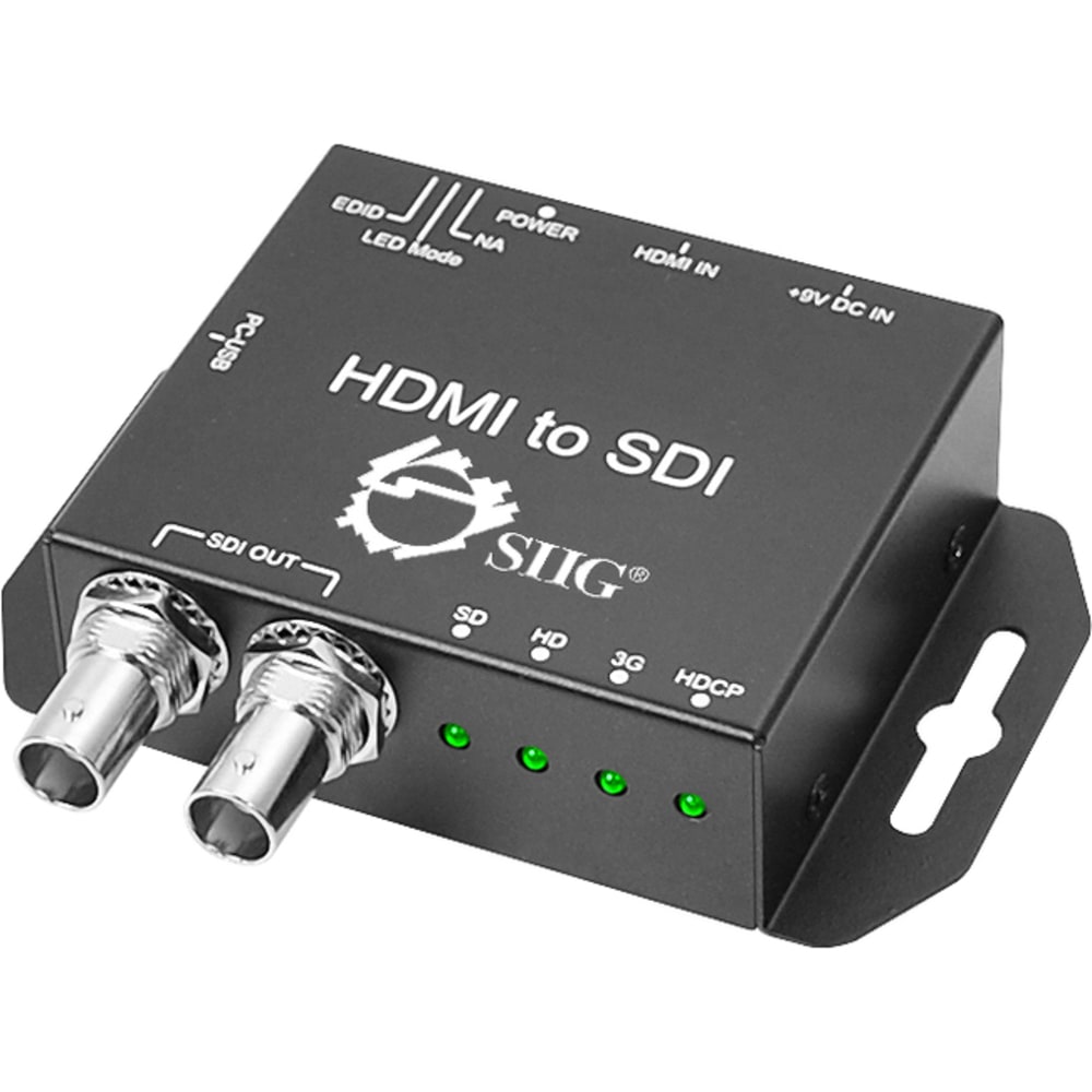 SIIG HDMI to 3G-SDI Converter - 3G-SDI/HD-SDI/SDI to HDMI video and audio converter MPN:CE-SD0311-S1