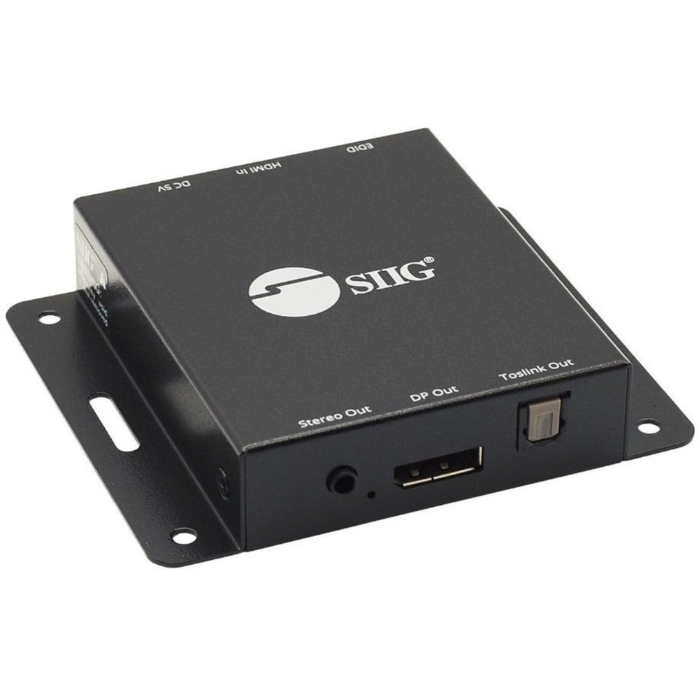 SIIG HDMI 2.0 to DisplayPort 1.2 Converter With Audio Extractor MPN:CE-H26A11-S1