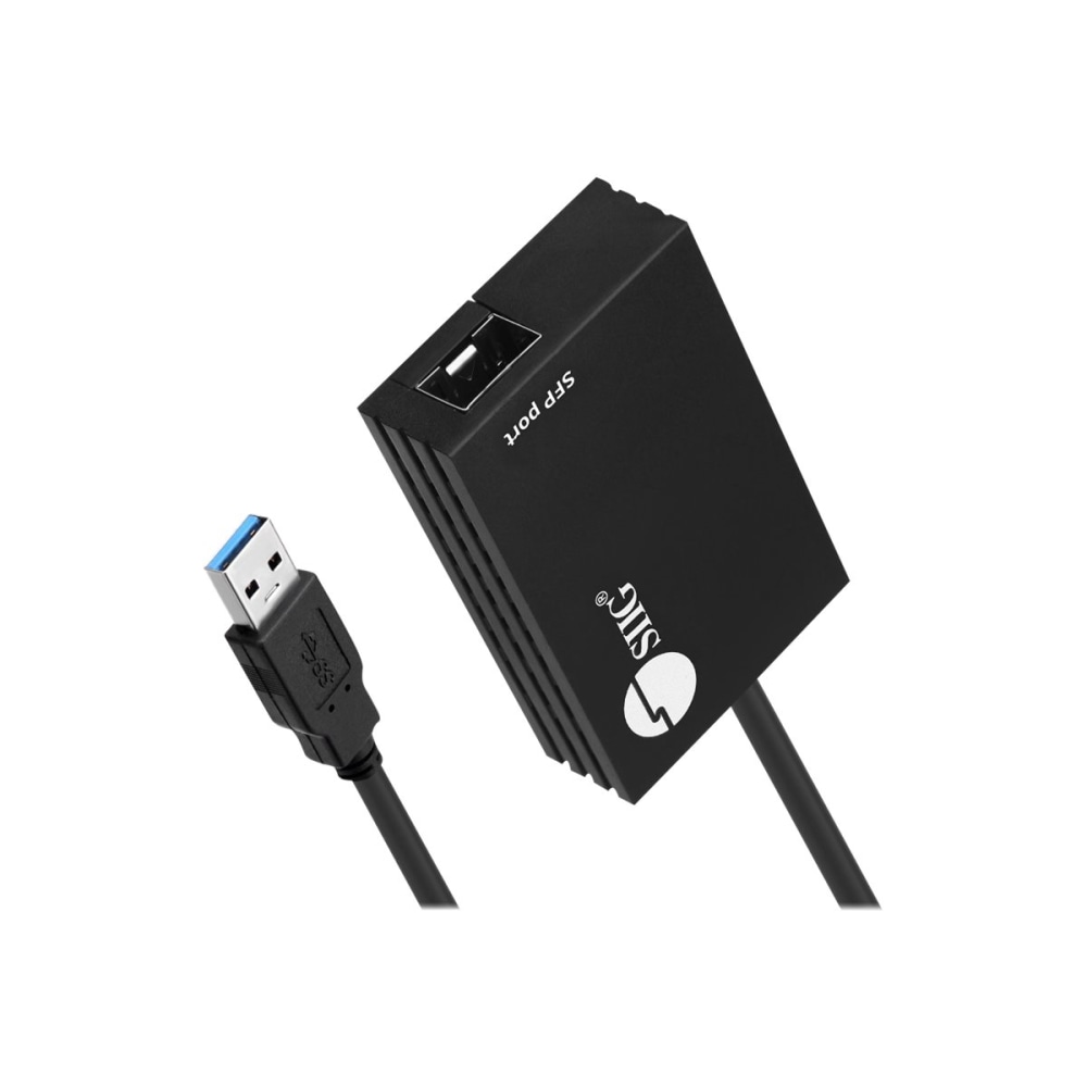SIIG USB 3.0 to SFP Gigabit Ethernet Adapter MPN:JU-NE0B11-S1