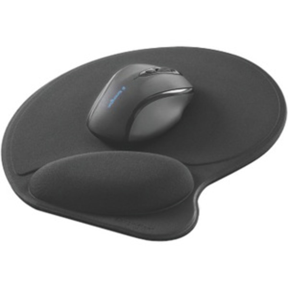 Kensington Mouse Pad/Wrist Pillow, Black MPN:L57822US