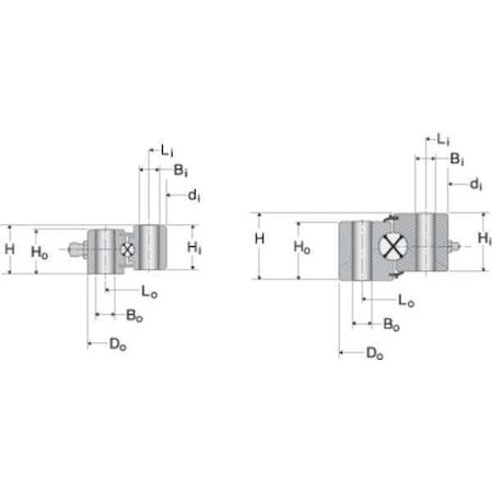 Slewing Ring Brg, 1.968 in Bore, No Gear MPN:STO-050