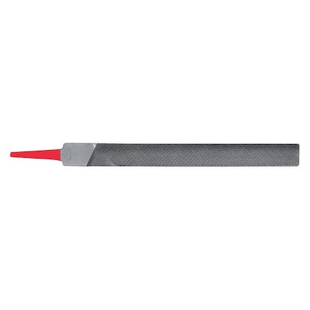 Half Round File, American, 8in.L, Nat. MPN:73319500