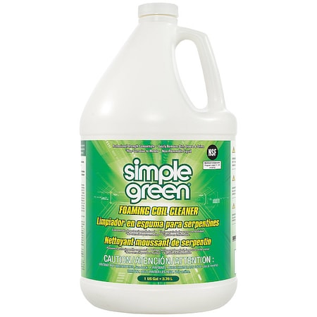 Foaming Coil Cleaner, 1 gal Jug, Clear MPN:0110000404001