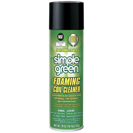 Foaming Coil Cleaner, 20 oz Aerosol Can, White MPN:0110001213418