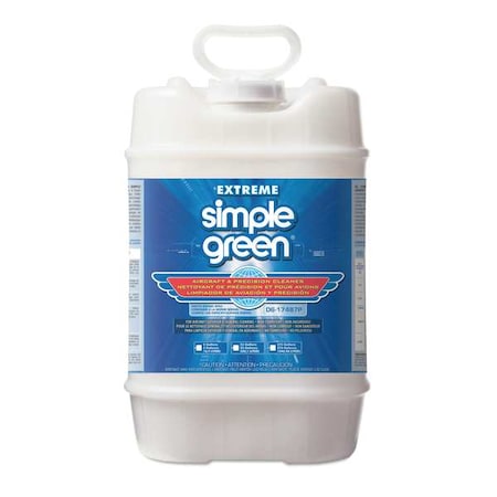 Extreme Aircraft & Precision Cleaner Degreaser, 5 gal. Pail, Liquid, Clear MPN:0100000113405