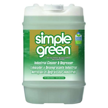 5 gal Pail, Industrial Cleaner and Degreaser, Concentrated Liquid, Sassafras MPN:2700000113006