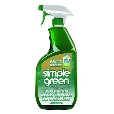 Industrial Cleaner and Degreaser, Trigger Spray Bottle, 24 oz, Concentrated, Sassafras, Dark Green MPN:2710001213012