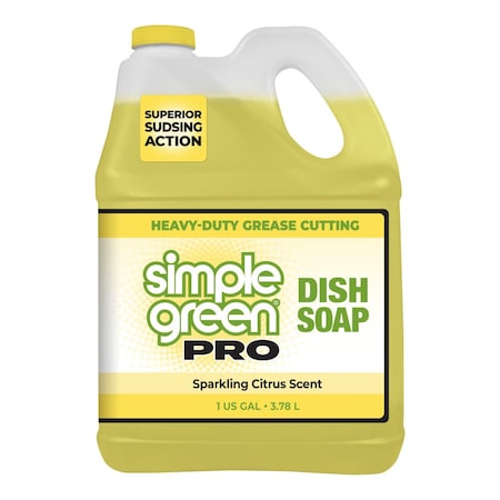 Dish Soap, 1 gal, Jug, Lemon MPN:4110100401128