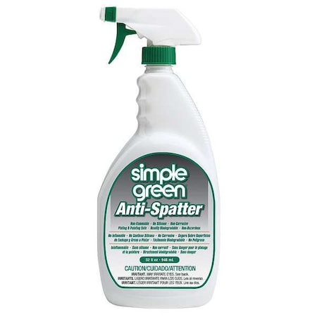 Antispatter, 32 oz, Spray Bottle, Clear MPN:1410001213452