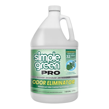 Odor Eliminator, 1 gal, Jug, Eucalyptus MPN:4210100651128