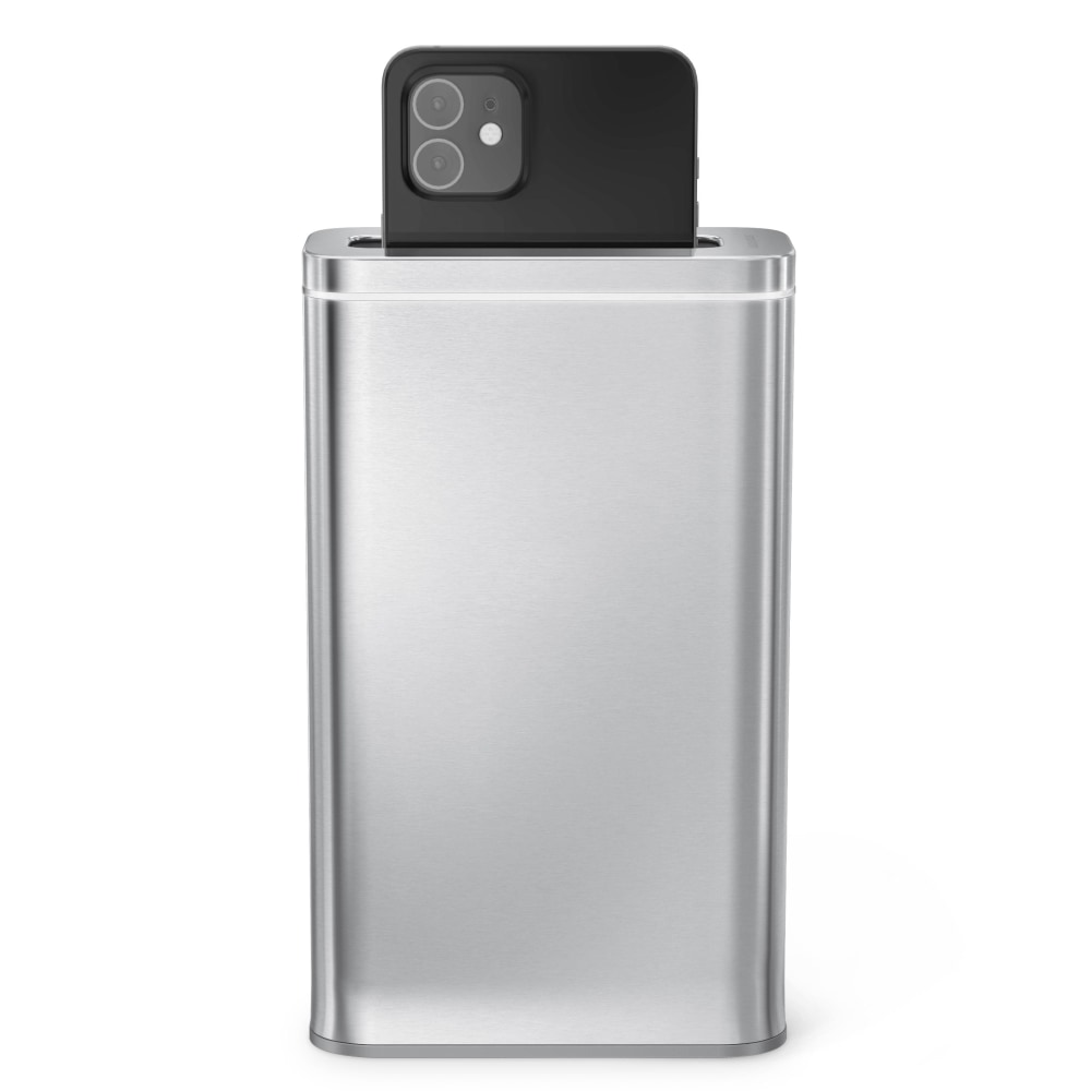 simplehuman Cleanstation Phone Sanitizer With UV-C Light, 7-5/8inH x 4-1/2inW x 2inD, Brushed Stainless Steel MPN:ST4000