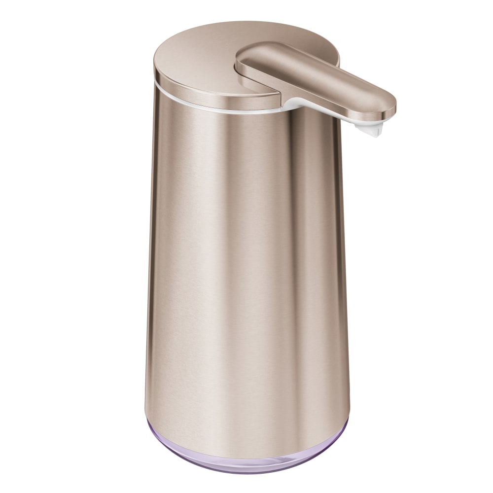 simplehuman Foam Sensor Pump, 6-3/4inH x 3-1/8inW x 4-3/4inD, Rose Gold MPN:ST1064