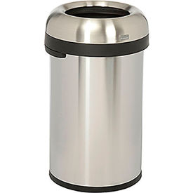 Simplehuman® Stainless Steel Bullet Open Top Trash Can 21 Gallon CW1469