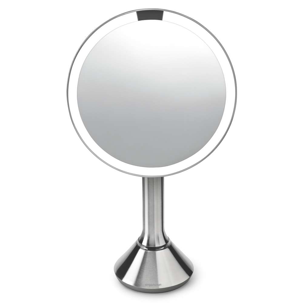 simplehuman Round Sensor Mirror, Brushed Silver MPN:ST3052