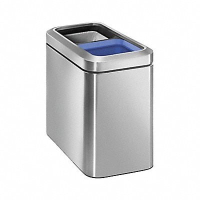 Dual Compartment Can 5.2 gal Silver MPN:CW1470