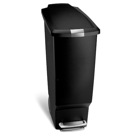 106 gal Step-On Can, Black, Plastic, 10.1 in MPN:CW1361