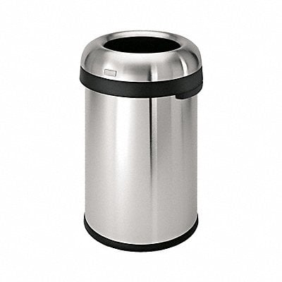 Trash Can 21 gal Silver Indoor/Outdoor MPN:CW1469
