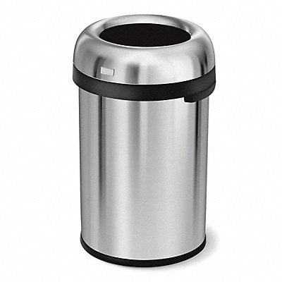Trash Can 30 gal Silver Indoor/Outdoor MPN:CW1471