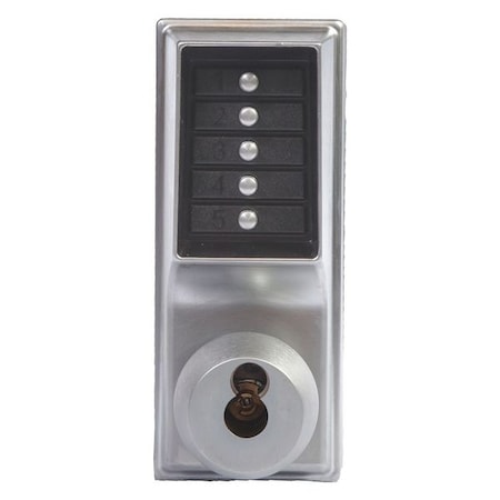 Push Button Lock, Entry, Key Override MPN:1021S-26D-41