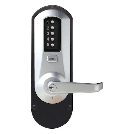 Exit Device Trim with Single Code, Silver MPN:5010XKWL-26D-41