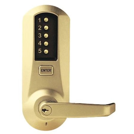 Push Button Lock, Entry, Key Override MPN:5021-XS-WL-04-41