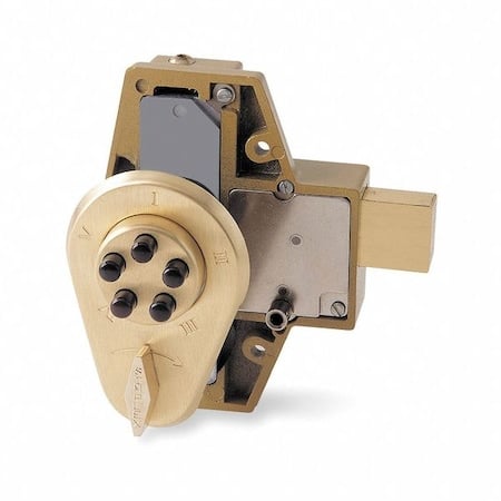 Pushbutton Deadbolt, Satin Chrome MPN:904-26D