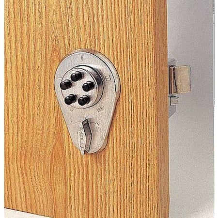 Pushbutton Deadbolt, Satin Brass MPN:919-04