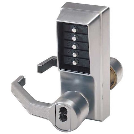 Push Button Lock, Entry, Key Override MPN:LL-1021-B-26D-41