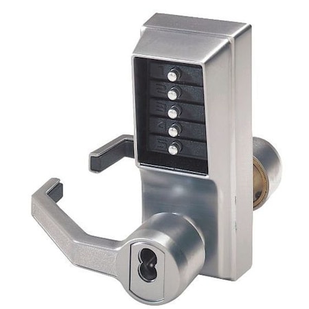Push Button Lock, Entry, Key Override MPN:LL1021R-26D-41