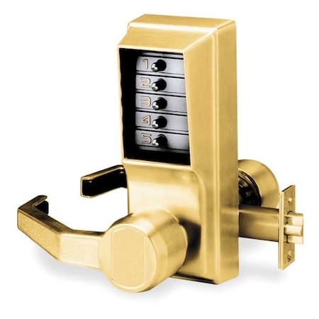 Push Button Lock, Entry, Antique Brass MPN:LR-1011-05-41