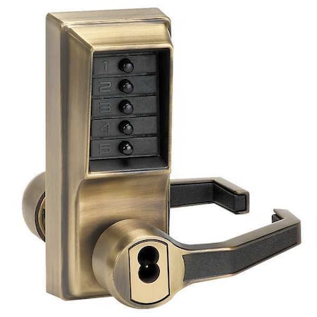 Push Button Lock, Entry, Key Override MPN:LR-1021-B-05-41