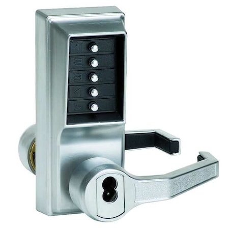 Push Button Lock, Entry, Key Override MPN:LR-1021-B-26D-41
