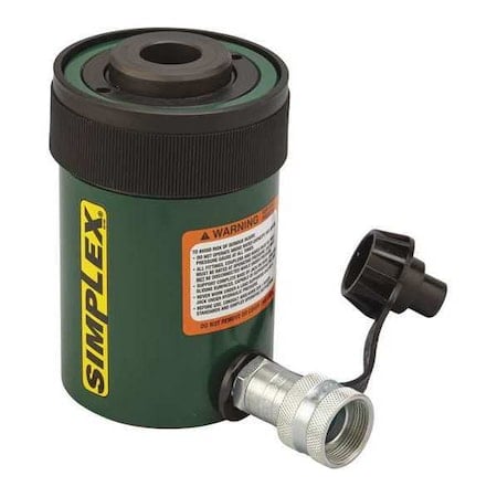 RC202A, 20 ton Capacity, 2 in (50, 8 mm) Stroke, Single-Acting, Center Hole Hydraulic Cylinder MPN:RC202A