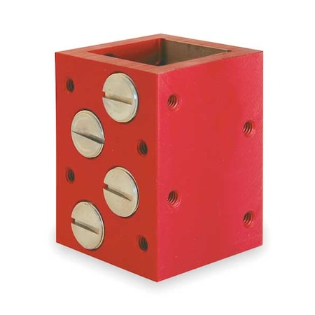 Square Bearing, 2 Sided, 4 In L, For PST16 MPN:SB24-2E