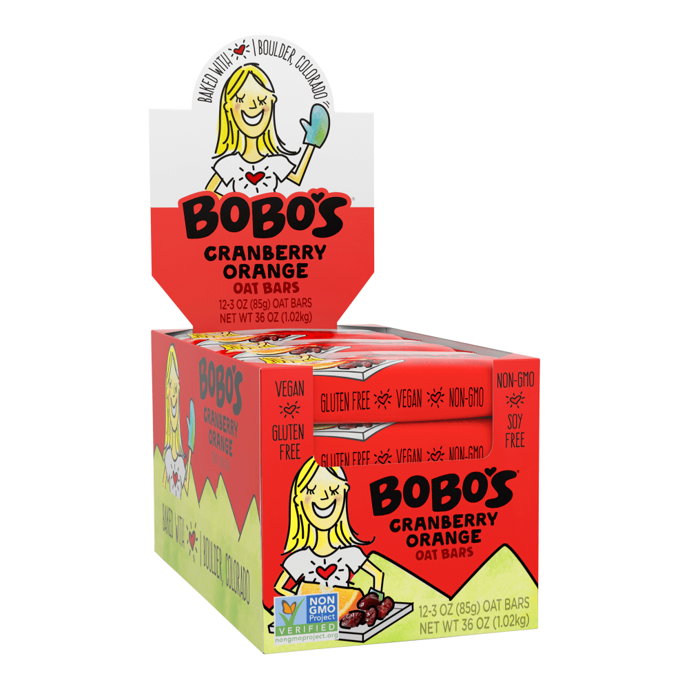 BOBOs Cranberry Orange Oat Bars - 12-3 oz MPN:BB-102-D-IN
