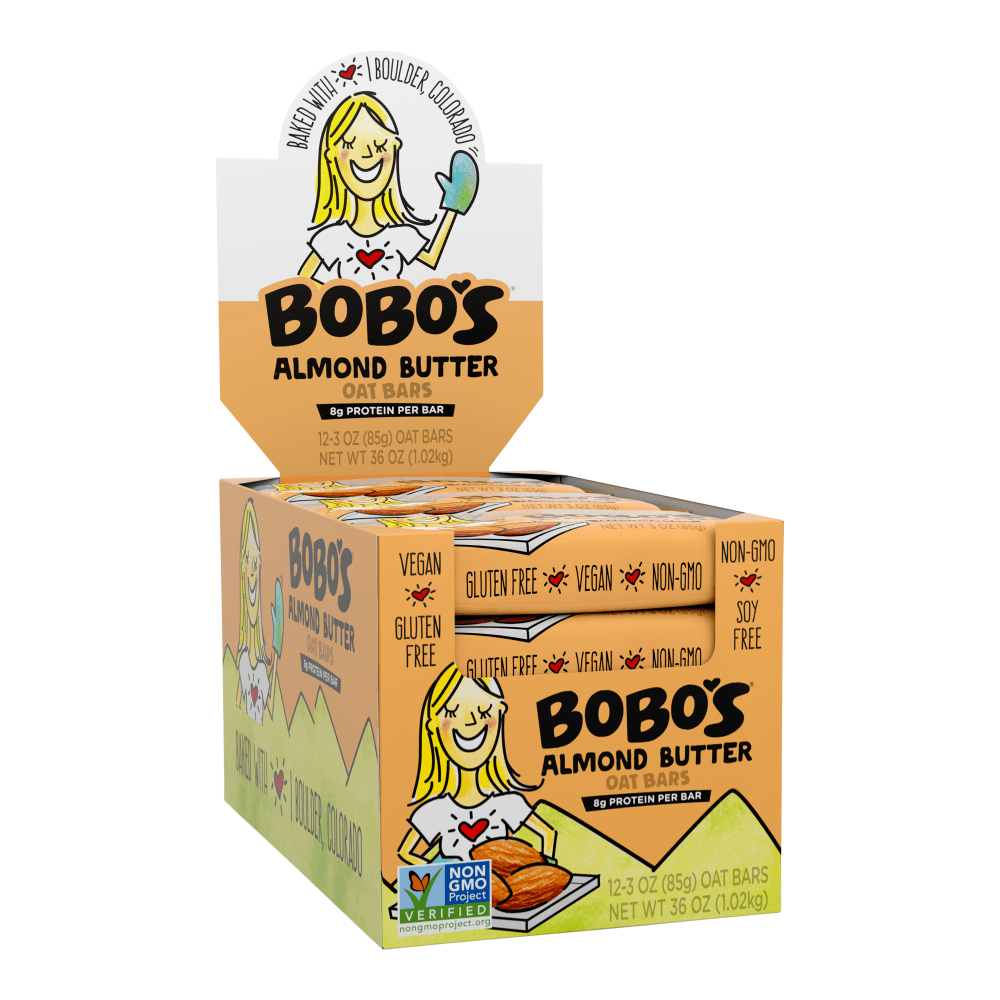 BOBOs Almond Butter Oat Bars - 12-3 oz MPN:BB-110-D-IN