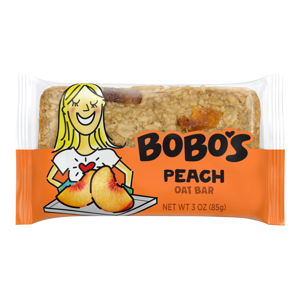 BOBOs Peach Oat Bars - 12-3 oz MPN:BB-111-D-IN
