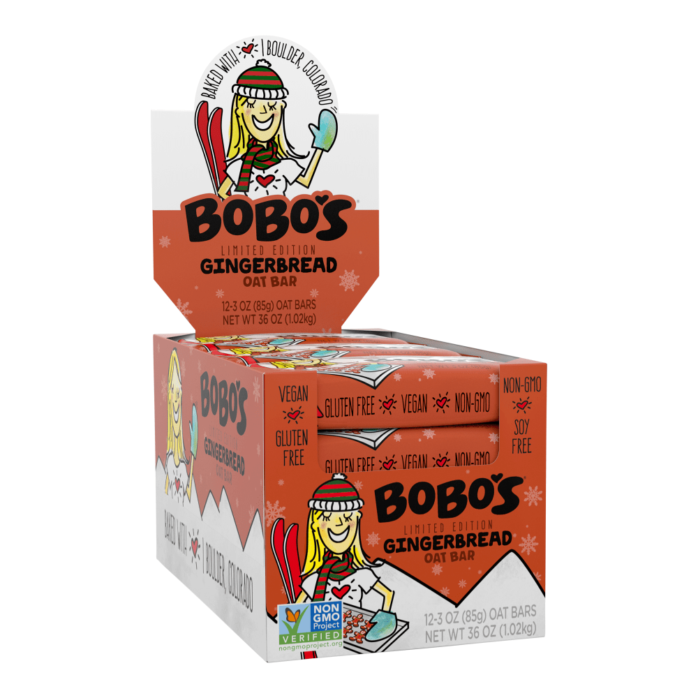 BOBOs Gingerbread Oat Bars - 12-3 oz MPN:BB-117-D-IN