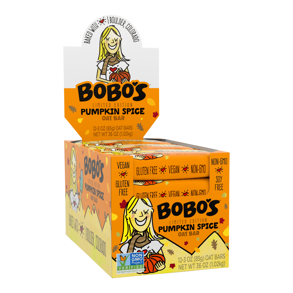 BOBOs Pumpkin Spice Oat Bars - 12-3 oz MPN:BB-118-D-IN