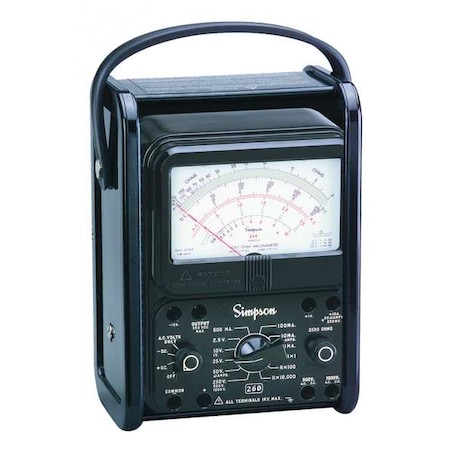 Analog Multimeter, 1, 000 V, 20 megaohm MPN:260-8PRT
