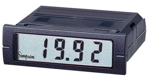 3-1/2 Digits, Digital LCD, AC Ammeter, Panel Meter MPN:M235-0-0-46-0