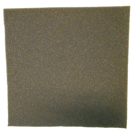 Acoustic Foam, 0.95 NRC, Polyurethane Foam, 4 1/2 ft W, 10 ft L, 1 in Thick, Gray MPN:15016954-10