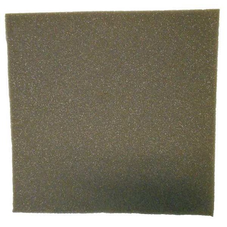 Acoustic Foam, 0.95 NRC, Polyurethane Foam, 4 1/2 ft W, 25 ft L, 1 in Thick, Gray MPN:15016954-25