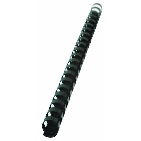 Binding Spines, Comb, 3/8in, Black, PK100 MPN:378317