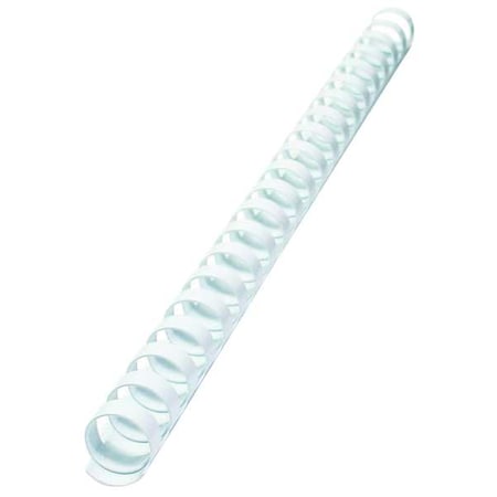 Binding Spines, Comb, 3/8in, White, PK100 MPN:378319