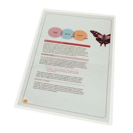 Heat Laminating Pouches, 9x14-1/2in, PK100 MPN:377969