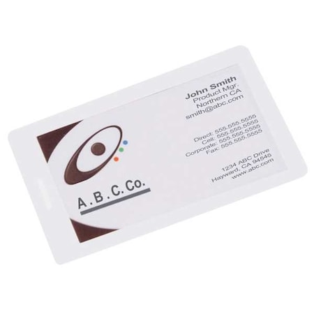 Laminating Pouches, 2-1/2x4-1/4in, PK100 MPN:LUG-05WS